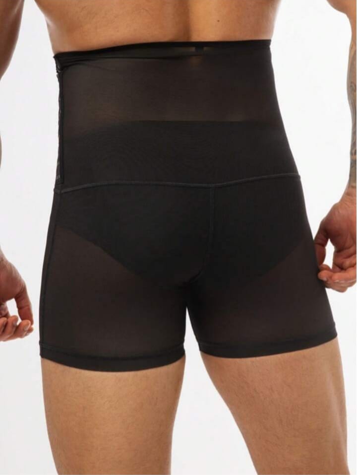 Men's Solid Color  High Waist Seamless Bottom Shapewear